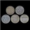 Image 2 : 1936A/F Nazi Germany 5 Mark Hi Grade 5 Pcs (COI-8206)