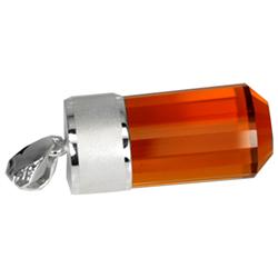 81ctw Madeira Citrine Sterling Pendant (JEW-2328)