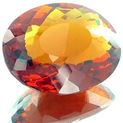475ct Mandarin Orange Citrine Appraised $131k (GEM-27680)