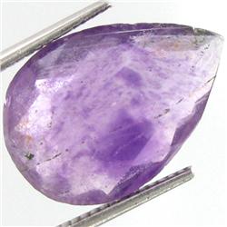 9.40ct Purple Pear Cut Afghan Flourite (GEM-17143)