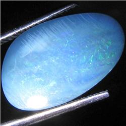 4.44ct Australian Black Opal Doublet Full Fire (GEM-31396)
