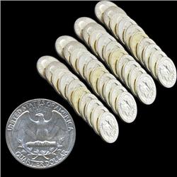 1955P GW 25c Silver BU MS64/65 40pc Roll (COI-7895)