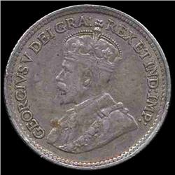 1919 Canada 5c XF+ (COI-8339)