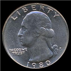 1980P GW 25c MS67+ (COI-8714)