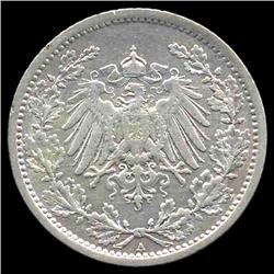 1907A Germany 50 Pfg Hi Grade Scarce (COI-8187)