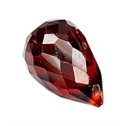 3.27ct Briolette Red Mozambique Garnet (GEM-4672B)