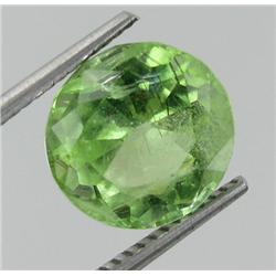 4.5ct Natural Round Parrot Green Peridot Gemstone (GEM-18155)