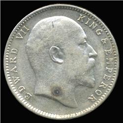 1904B India Silver Rupee High Grade (COI-6630)