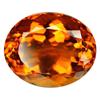 24.30ct Charming Top Orange Oval Cut Citrine (GEM-10745)