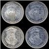 1969 Germany Silver 5 Mark Gem Proof Lot of 4 (COI-8506)
