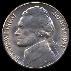 1951 Jefferson 5c MS65 (COI-7859)