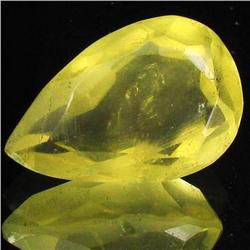 15.55ct Untreated Natural Lemon Citrine Pear (GEM-31908)
