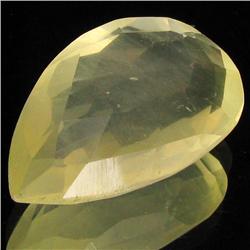 40.65ct Untreated Natural Lemon Citrine Pear (GEM-31921)