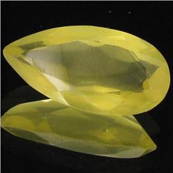 18.40ct Untreated Natural Lemon Citrine Pear (GEM-31922)