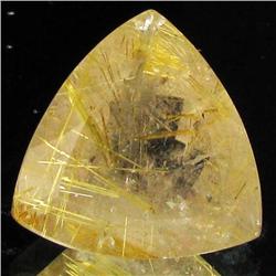 15.00ct Faceted Golden Rutile Quartz (GEM-32049)