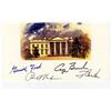 Image 1 : Four Presidents Signed Card