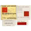 Image 1 : Frank Lloyd Wright Signed Book