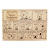 Image 1 : Charles Schulz Signed ''Peanuts'' Sunday Strip