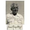 Image 1 : Amos Alonzo Stagg Signed Photo