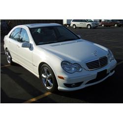 2006 Mercedes Benz C 230, chrome wheels, 35,000 original miles, showroom condition, loaded.