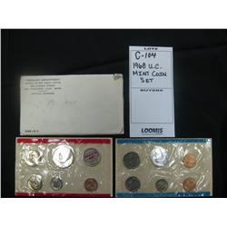 C-104 1968 U.C.  MINT COIN SET