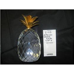 C-113 24% LEAD CRYSTAL 5.5 LBS 7.75" H
