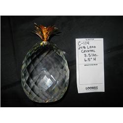 C-114   24% LEAD CRYSTAL 3.5 LBS 6.5" H