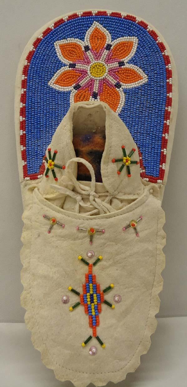 1960's Native American Flathead Small Cradleboard