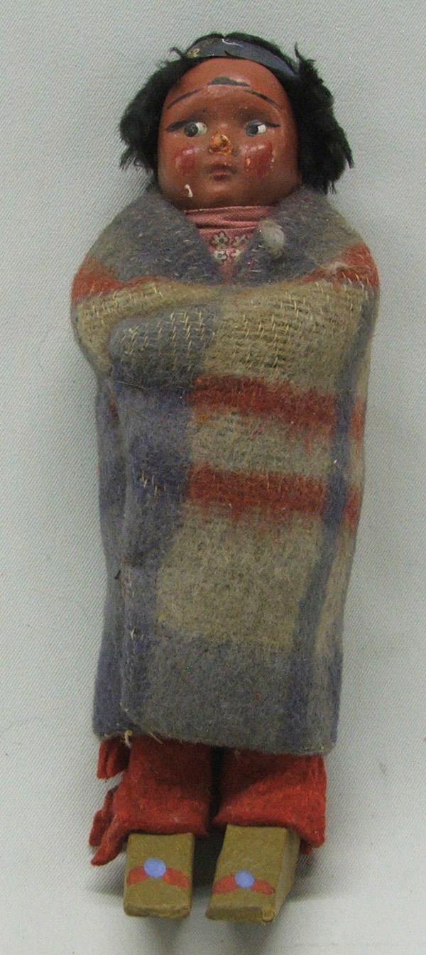 vintage native american skookum dolls