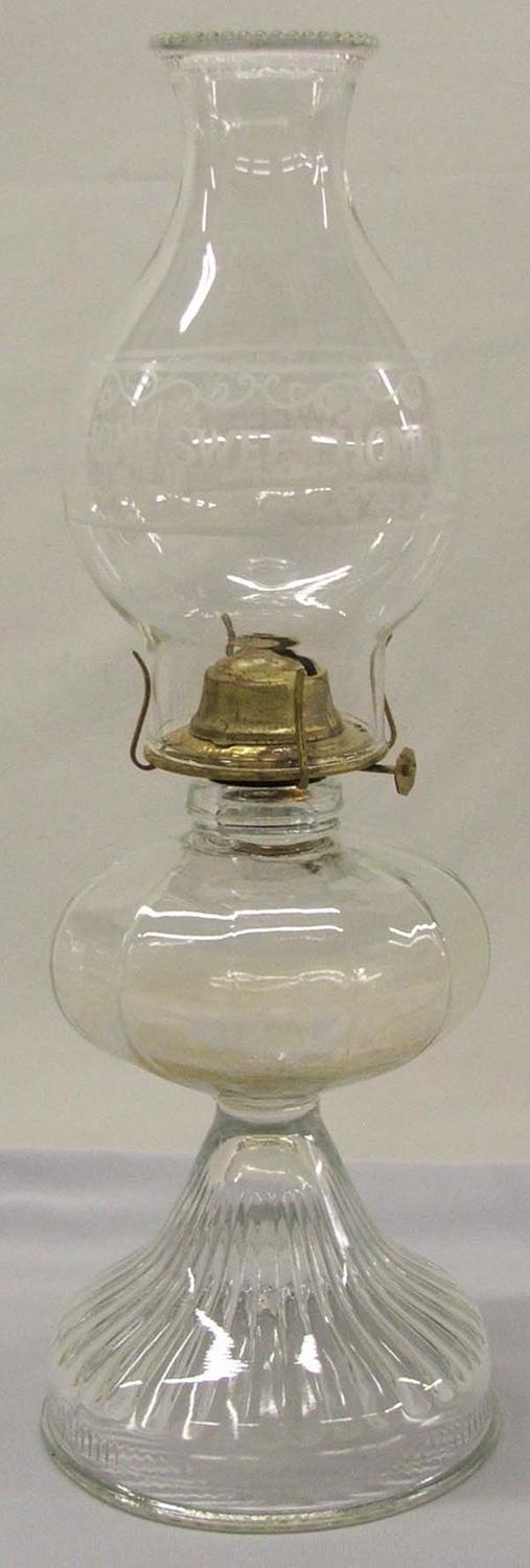 Antique Glass Kerosene Lantern Antique Glass Kerosene Lantern