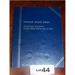 Book of Indian Head Cents. 1856-1909. (19 Coins)