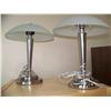 Image 1 : Pair of matching modern style table lamps