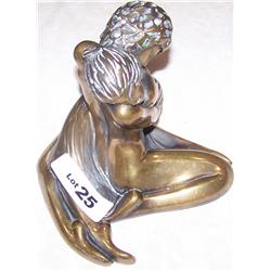 John Bennett Polished bronze sculpture Romeo & Juliet 1982  # 113/250