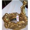 Image 1 : Gilt cast gilt bronze lamp signed Raul Laroche (?)