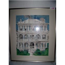 Phyllis Collins signed Watercolor (20.5 T X 17 W Sight)