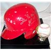 Image 1 : Stan Musial Signed Helmet & Ball. Helmet signed Stan "The Man" Musial