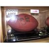 Image 2 : Ronnie Lott Hand Signed Football  "42"  In acrylic protective custom showcase