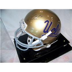 Troy Aikman "8"hand signed UCLA Football Helmet. W/ Custom case & COA