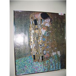 Gustav Klimt The Kiss  Fine art poster