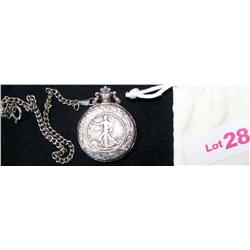 1943 Walking Liberty Coin Dufante Pocketwatch