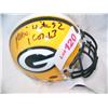 Image 1 : REGGIE WHITE HAND SIGNED GREEN BAY PACKERS MINI-HELMET. SIGNED REGGIE WHITE 92 1 COR 13