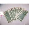 Image 2 : (10X$) $2 Federal Reserve Notes CU 64 Condition 2 sequences First Day Issue