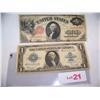 Image 1 : (2X$) RARE LARGE CURRENCY $1 notes series 1917 
