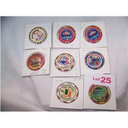 (8x$) RARE CASINO CHIPS