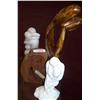 Image 1 : (4) Piece KISSING Statue Lot from the Moore Kissing Collection (1) signed , composote, resin