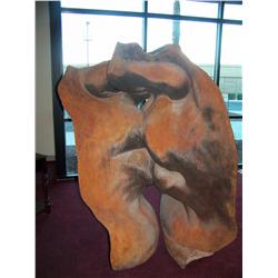 Kissing Sculpture. Installation size Approximately 6ft