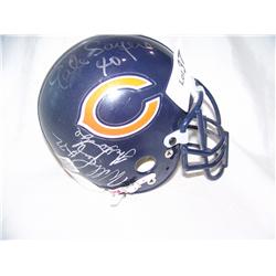 Signed Chicago Bears Mini Helmet. Gayle Sayers,  Mike Ditka, William Perry.
