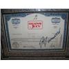 Image 2 : Broadway Joe's Signed Stock Certificate by Joe Namath.