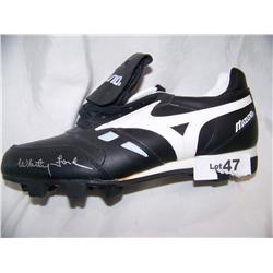 Whitey Ford Signed Mizuno Cleat.