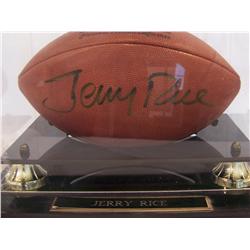 Jerry Rice Signed Football